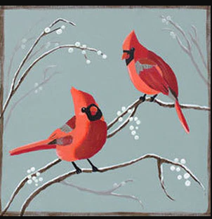 Cardinals and Berries