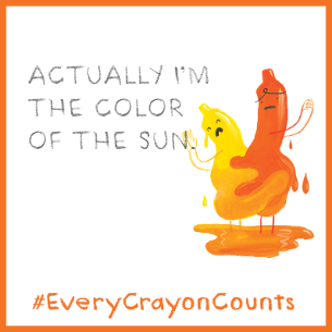 #EveryCrayonCounts