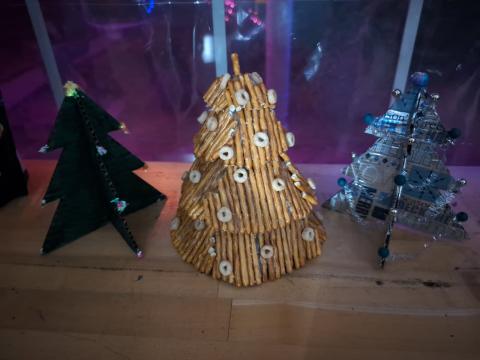 image of decorated trees