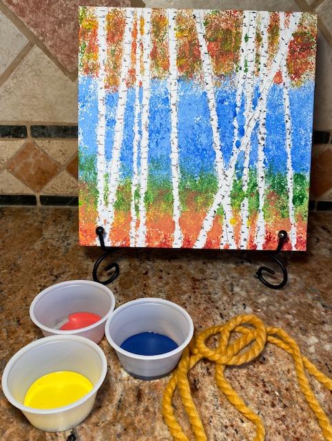 Color Your World with this fun painting project! Patrons who register will be welcome to join us outside and socially distanced at tables.  All the supplies needed to create your own colorful forest of birch trees will be supplied! Adult supervision suggested with younger children as this activity comes with acrylic paint.  