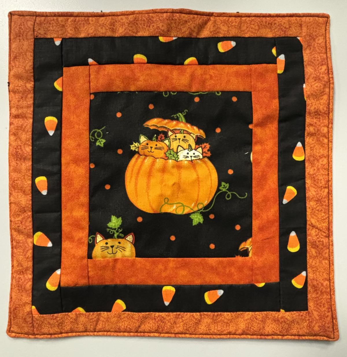 Make a Fall table topper!  We have many fabric styles to choose from including 